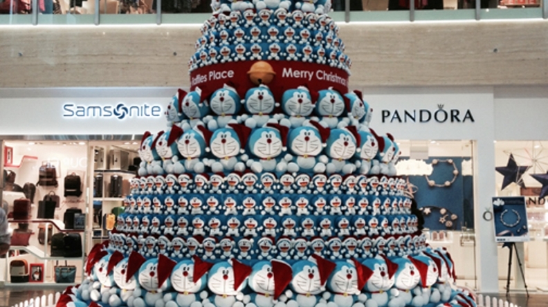 哆啦A夢-聖誕節-裝飾-節慶佈置-承建商