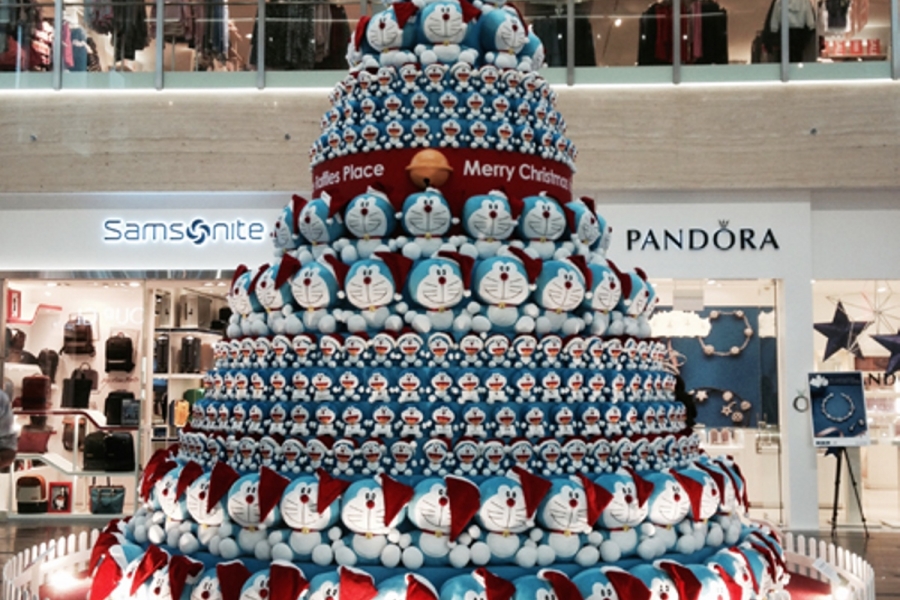 Doraemon-christmas-decoration-festivedecoration-contractor