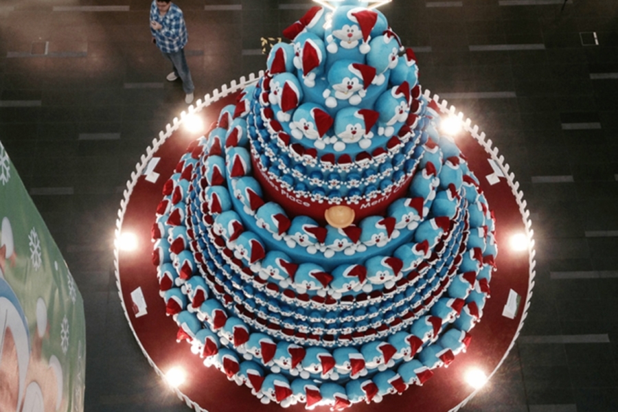 哆啦A夢-聖誕節-裝飾-節慶佈置-承建商